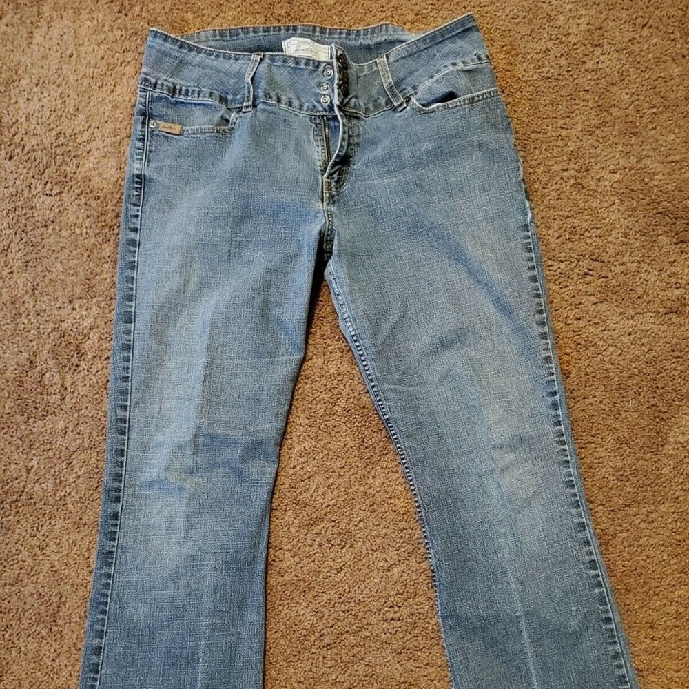 Levi's Strauss Signature Jeans Misses Size 14 Womens Light Blue